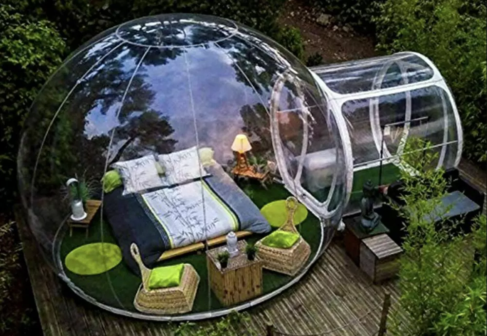 tent bubble room