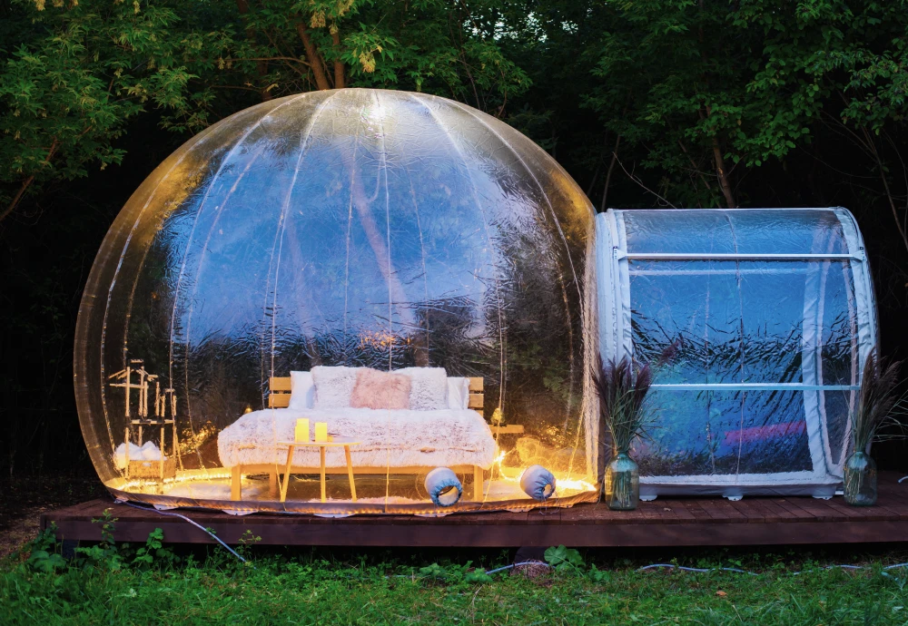 clear bubble tent